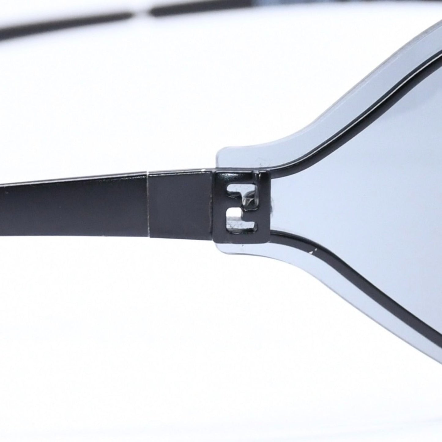 Fendi Sunglasses Eyewear 72 Black Metal Acetate Zucca Motif — view 8