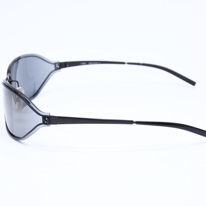 Fendi Sunglasses Eyewear 72 Black Metal Acetate Zucca Motif — view 6