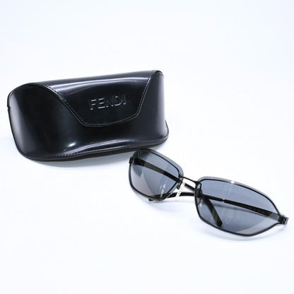 Fendi Sunglasses Eyewear 72 Black Metal Acetate Zucca Motif