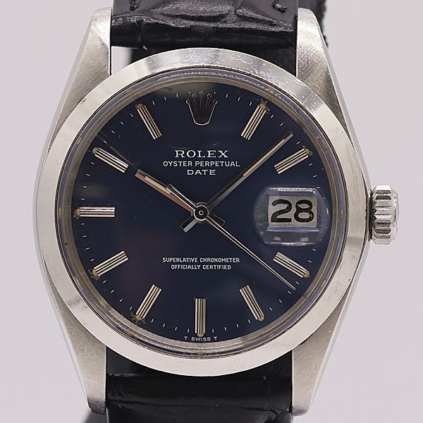 Rolex Run Oyster Perpetual Date Automatic Blue Dial Watch 8 Dit Tam