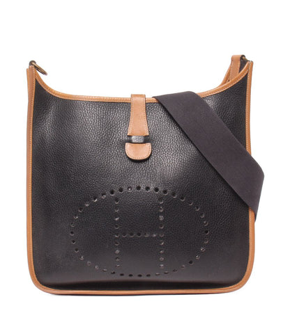 Hermes Shoulder Bag Crossbody Gold Evelyne GM