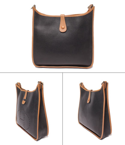 Hermes Shoulder Bag Crossbody Gold Evelyne GM — view 2