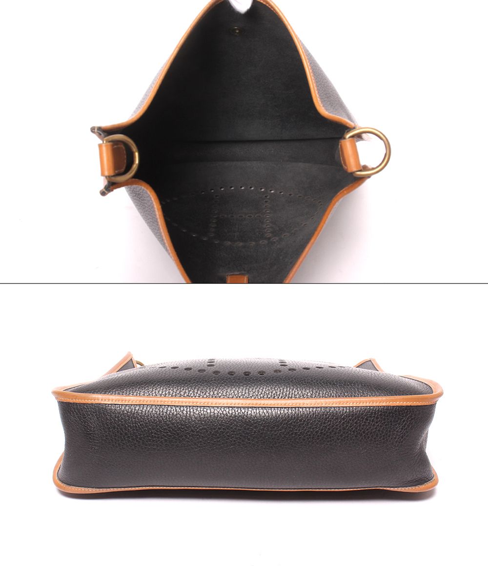 Hermes Shoulder Bag Crossbody Gold Evelyne GM — view 3