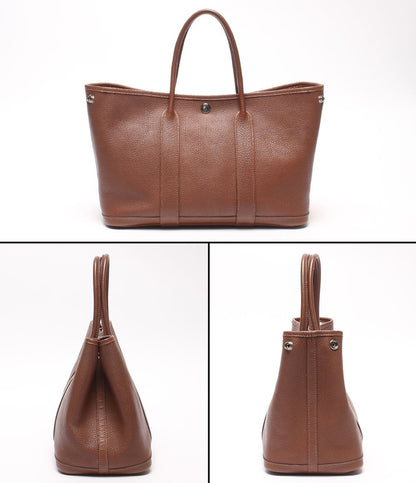 Hermes Handbag Silver Garden Party TPM Tote — view 6