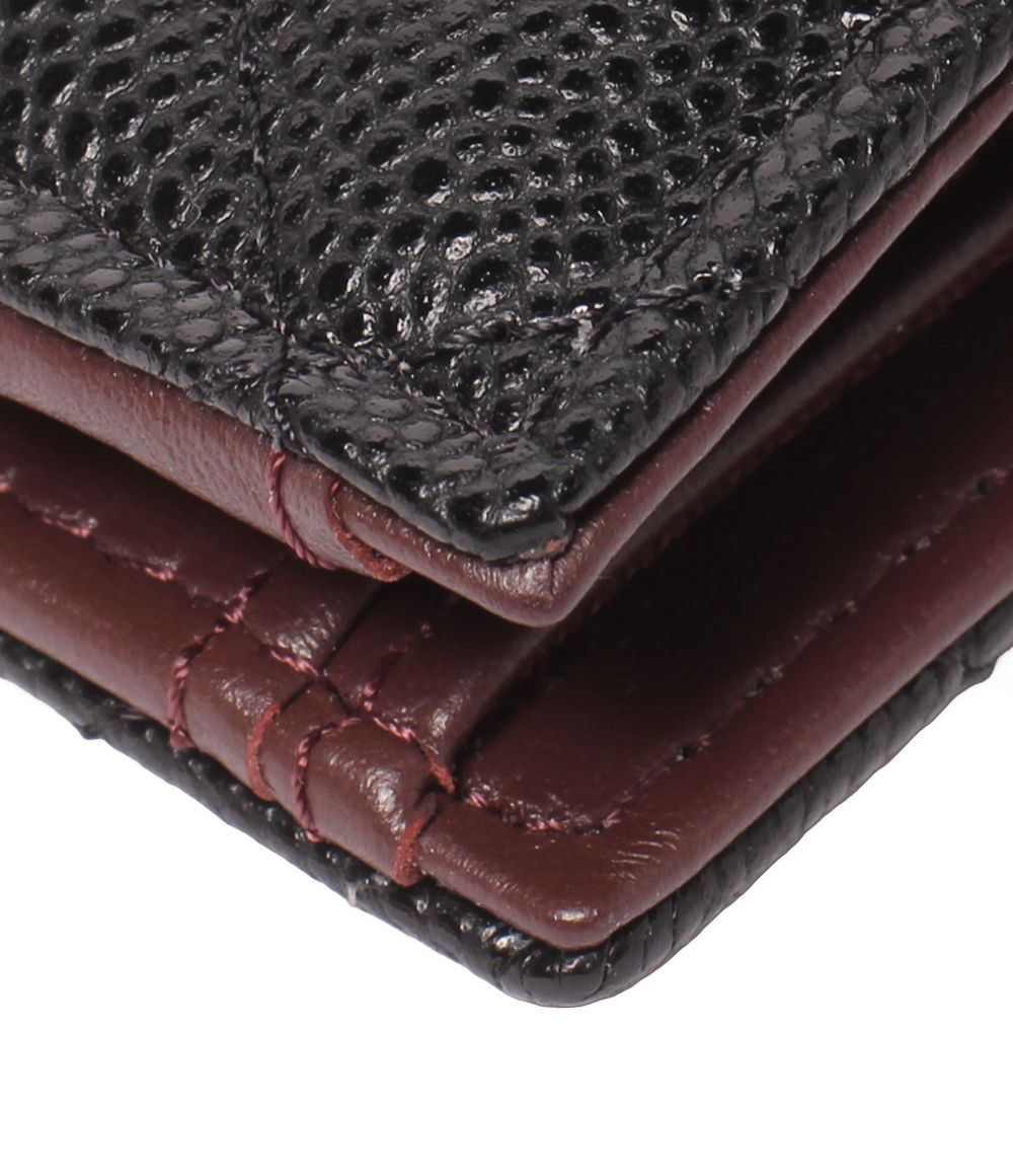 Chanel Bifold Wallet Passport Case Quilted Gold Caviar Leather — view 8