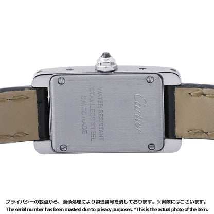 Cartier Tank American Mini Watch Silver Dial — view 3