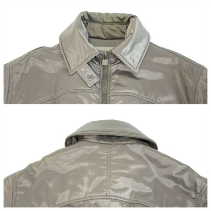 Chanel Sports Line CC Logo Gray Silver Down Coat Zip Upcoat — view 5