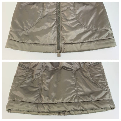 Chanel Sports Line CC Logo Gray Silver Down Coat Zip Upcoat — view 6