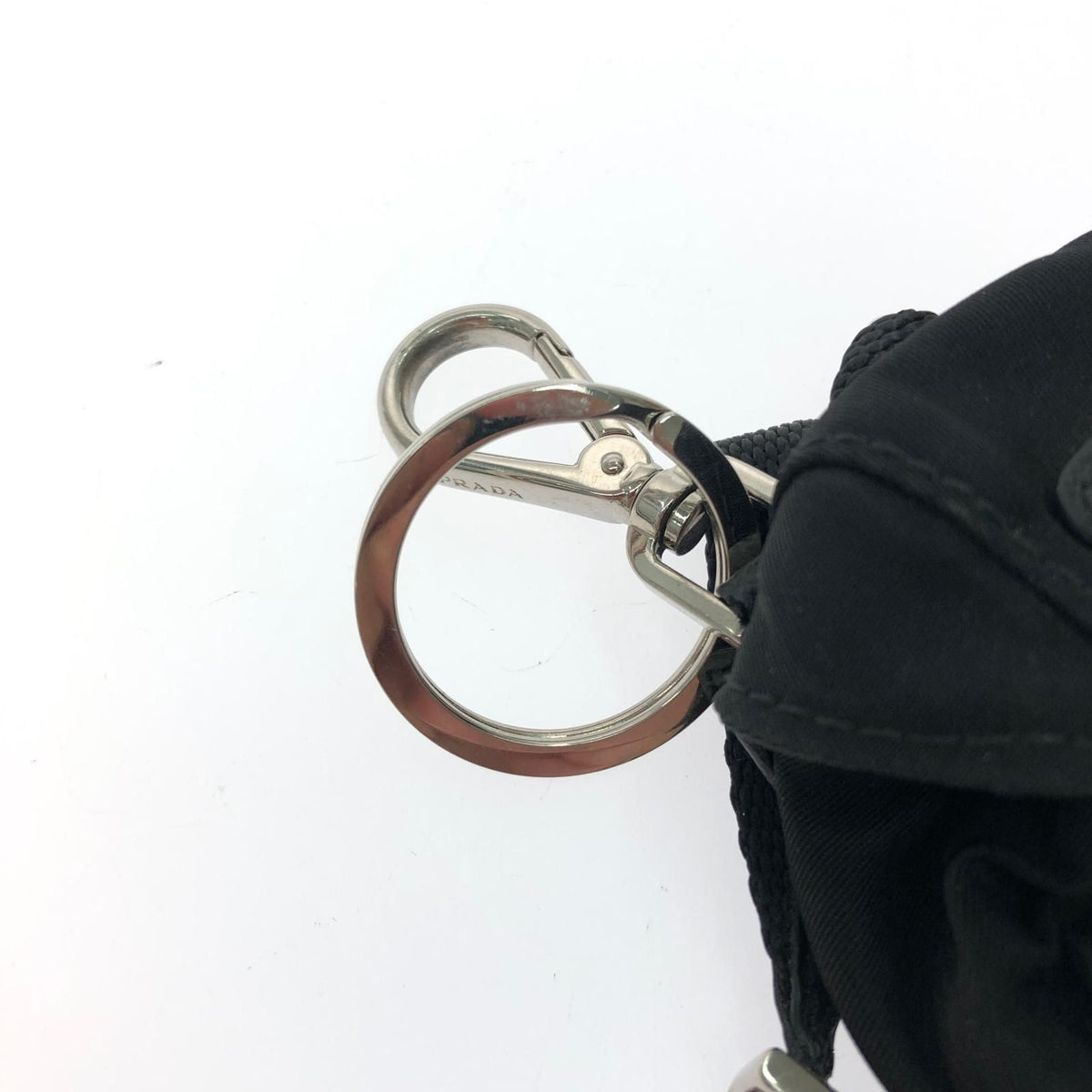 Prada Key Holder Charm Nylon — view 5