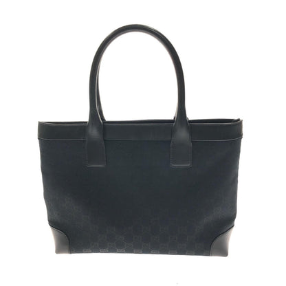 Gucci Handle Tote GG Canvas Leather Black — view 3