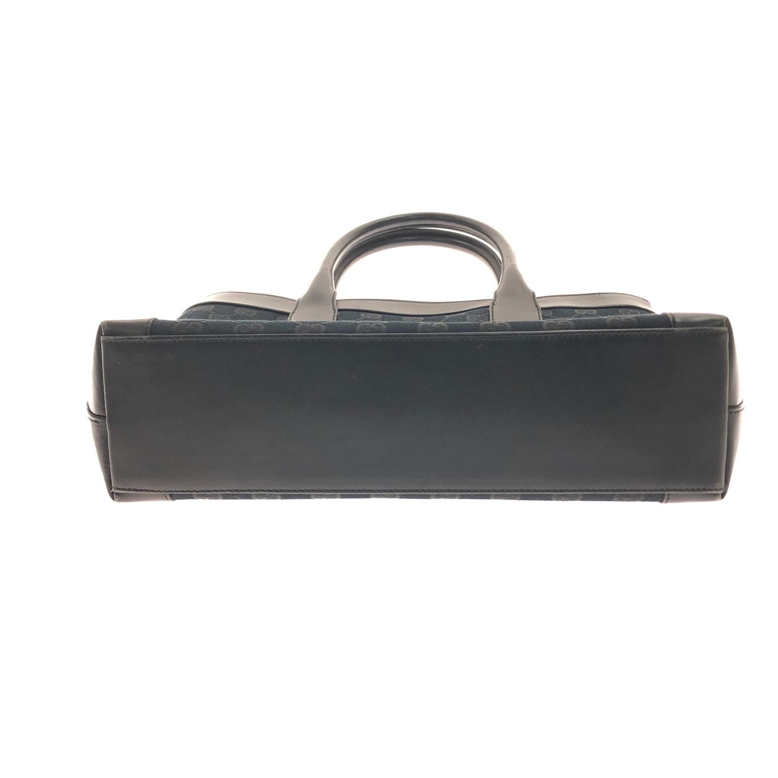 Gucci Handle Tote GG Canvas Leather Black — view 4