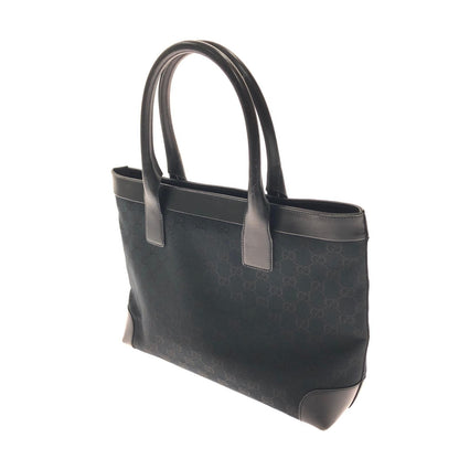 Gucci Handle Tote GG Canvas Leather Black — view 2