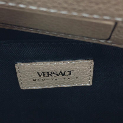 Versace 2-Way Bag Handle Shoulder Virtus Black Beige — view 6