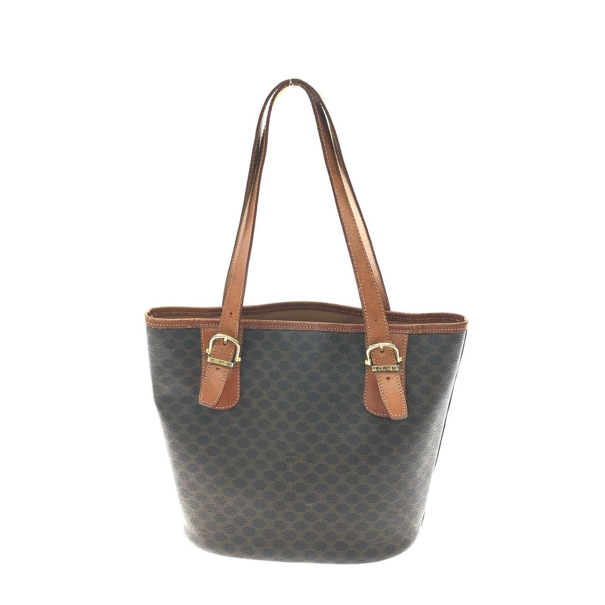 Celine Tote Shoulder Macadam Vintage Brown — view 3