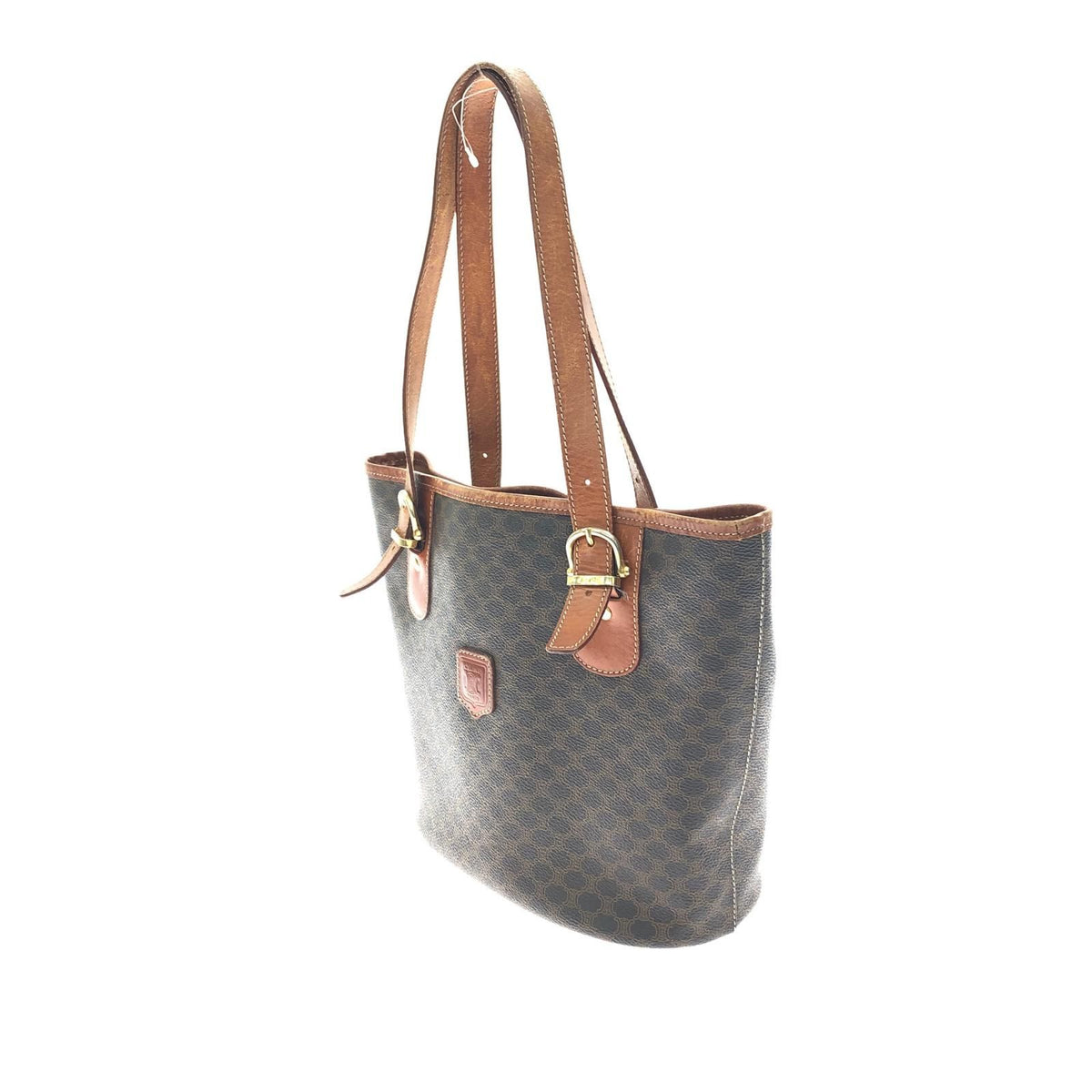 Celine Tote Shoulder Macadam Vintage Brown — view 2