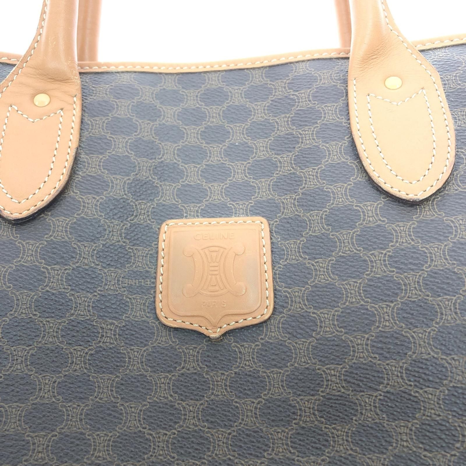 Celine Tote Macadam Vintage Brown — view 5