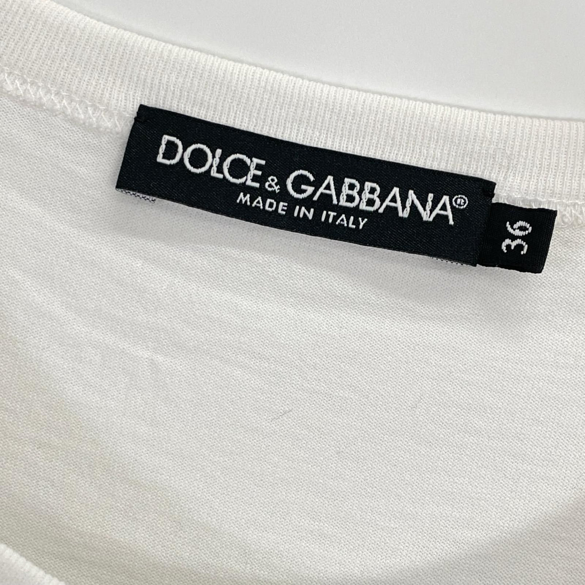 Dolce & Gabbana White D&G L'originale Print T-Shirt 36 — view 3