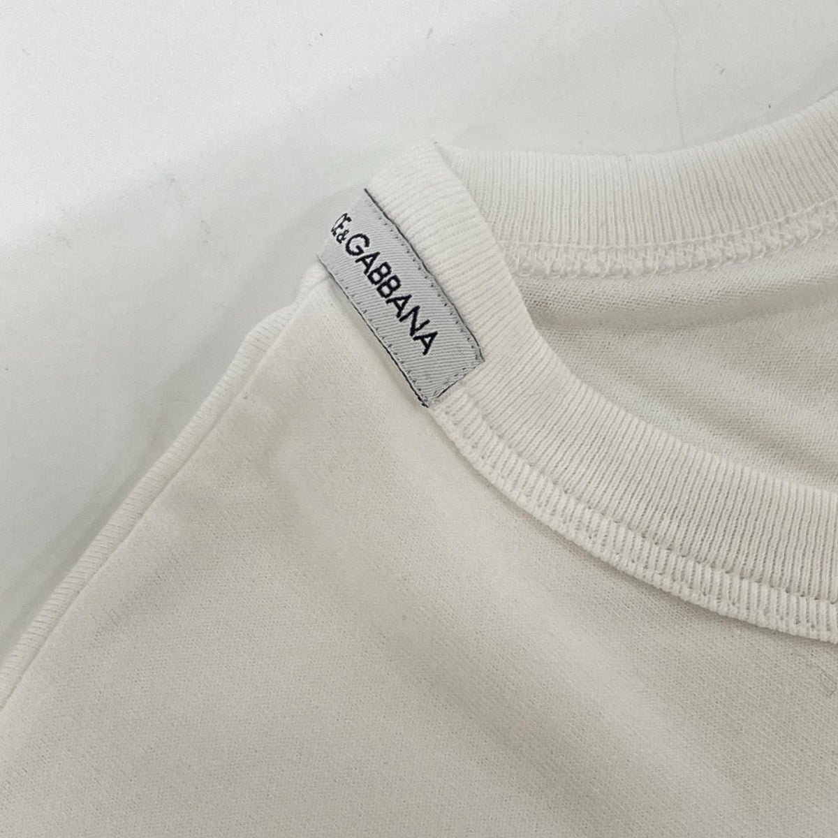 Dolce & Gabbana White D&G L'originale Print T-Shirt 36 — view 7
