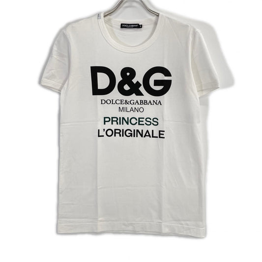 Dolce & Gabbana White D&G L'originale Print T-Shirt 36