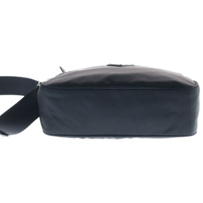 Prada Triangle Logo Re-Nylon Shoulder Bag Black — view 4