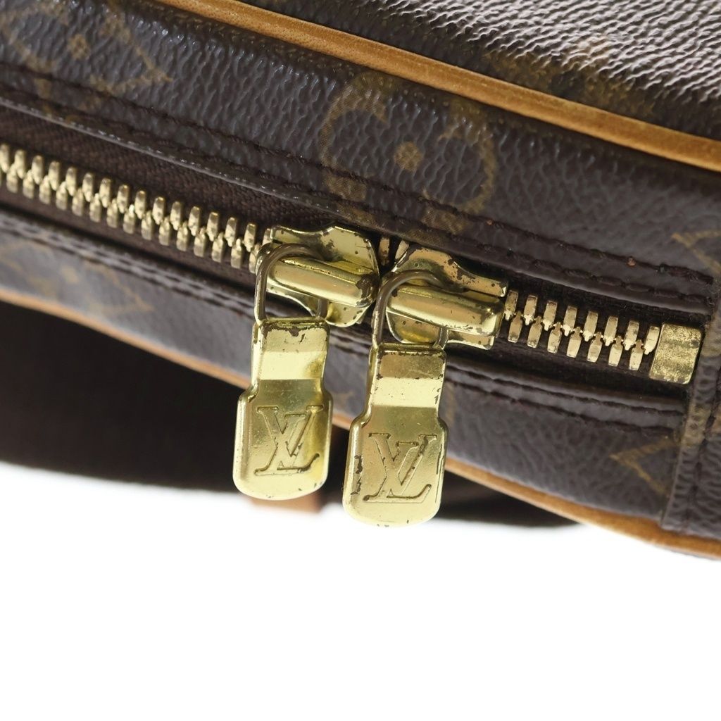Louis Vuitton Monogram Gange Leather Body Shoulder Bag Brown — view 7