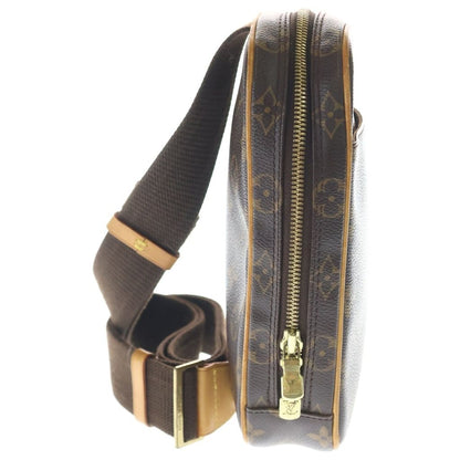 Louis Vuitton Monogram Gange Leather Body Shoulder Bag Brown — view 3