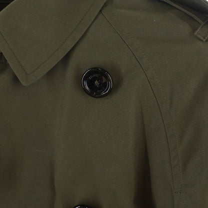 Celine 20 Trench Long Coat Polyester Cotton Khaki 2 M I with SS — view 5