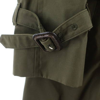 Celine 20 Trench Long Coat Polyester Cotton Khaki 2 M I with SS — view 6