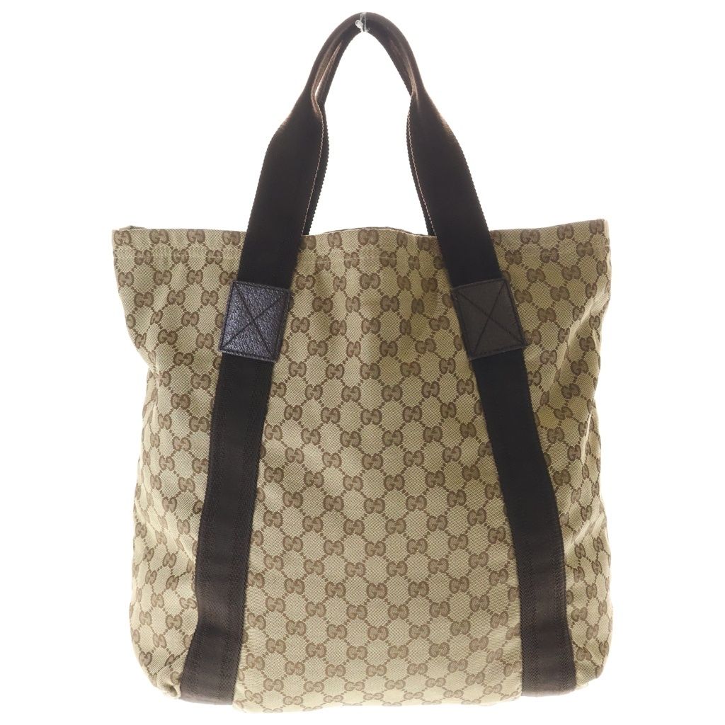 Gucci GG Canvas Allover Hand Tote Brown — view 2