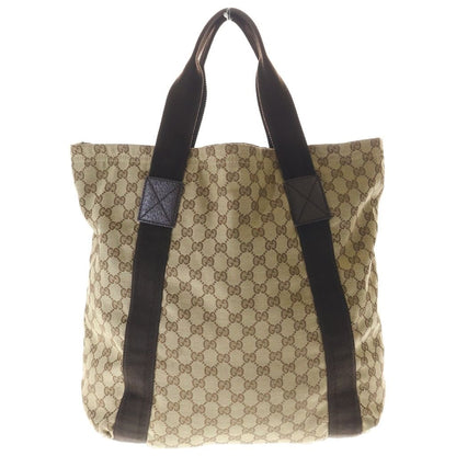 Gucci GG Canvas Allover Hand Tote Brown — view 2