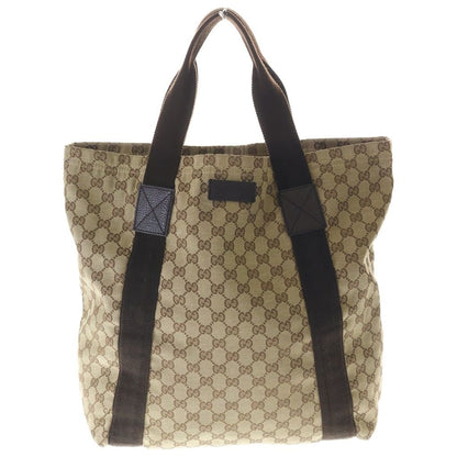 Gucci GG Canvas Allover Hand Tote Brown