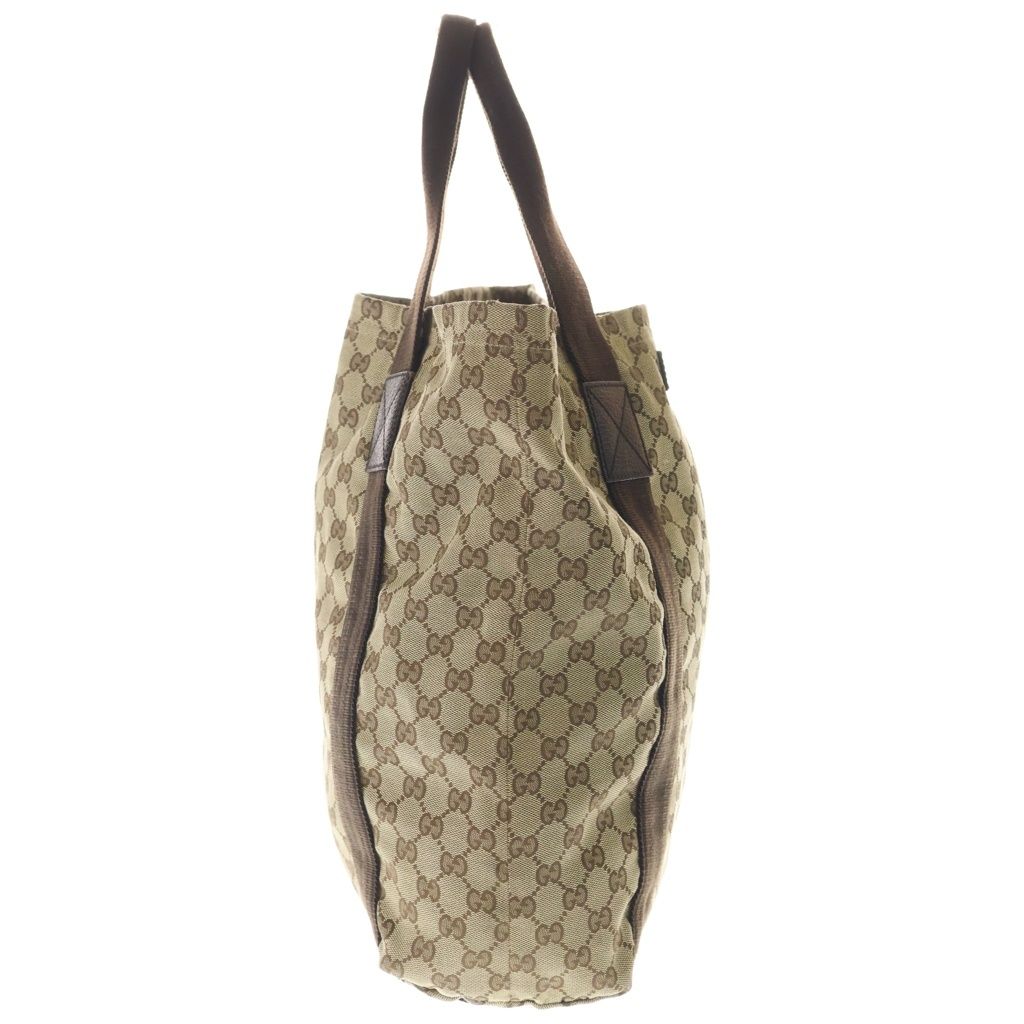 Gucci GG Canvas Allover Hand Tote Brown — view 3