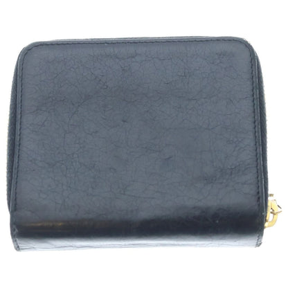 Balenciaga City Zip Around Compact Wallet Black Gold — view 2