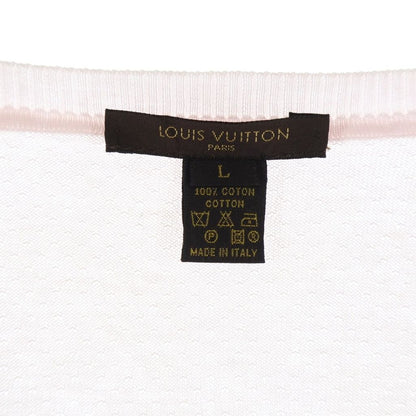 Louis Vuitton LV Logo Monogram Cotton Short Sleeve T-Shirt Pink — view 8