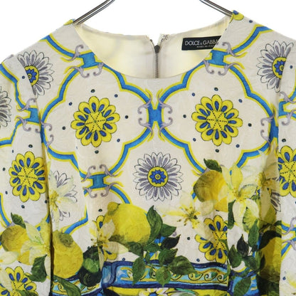 Dolce & Gabbana Floral Silk Mini Dress Multi — view 3