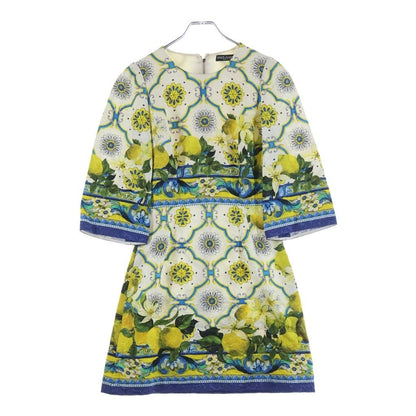 Dolce & Gabbana Floral Silk Mini Dress Multi