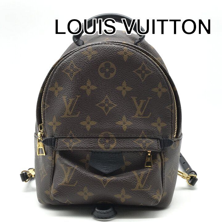Louis Vuitton Palm Spring Backpack Monobank Leather