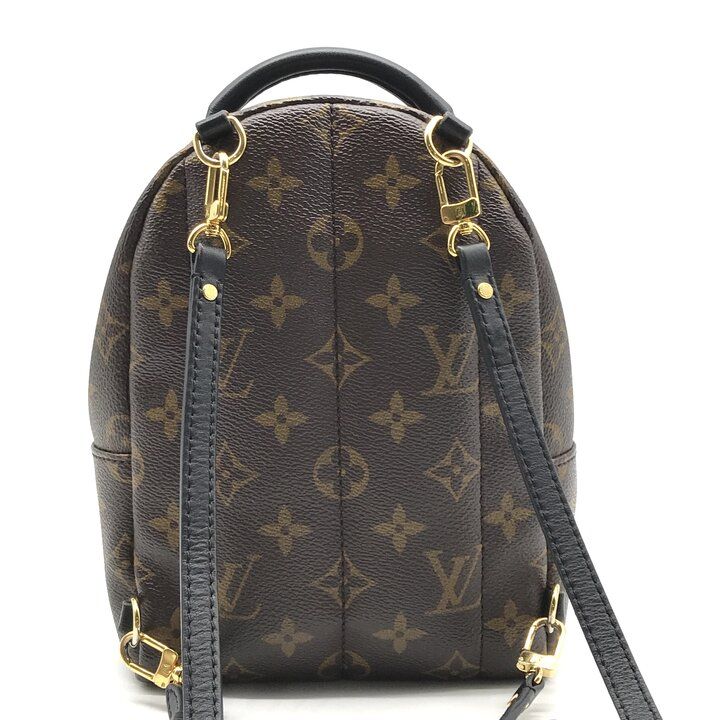 Louis Vuitton Palm Spring Backpack Monobank Leather — view 3