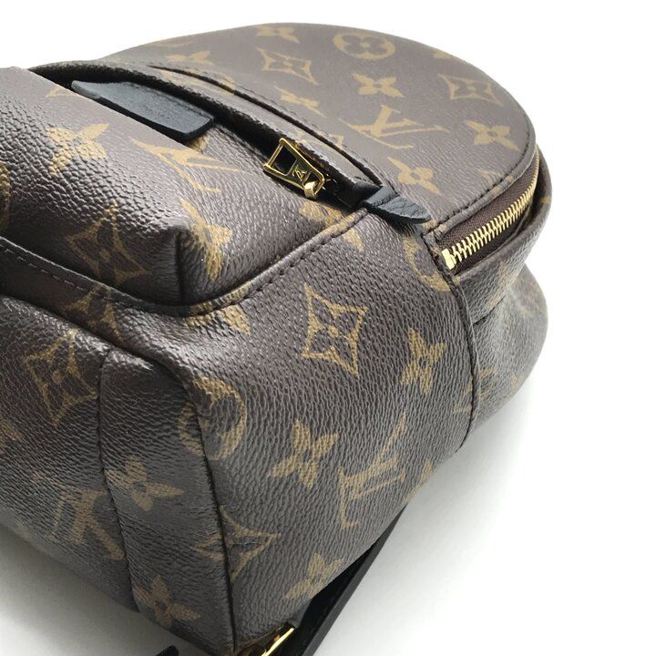 Louis Vuitton Palm Spring Backpack Monobank Leather — view 6
