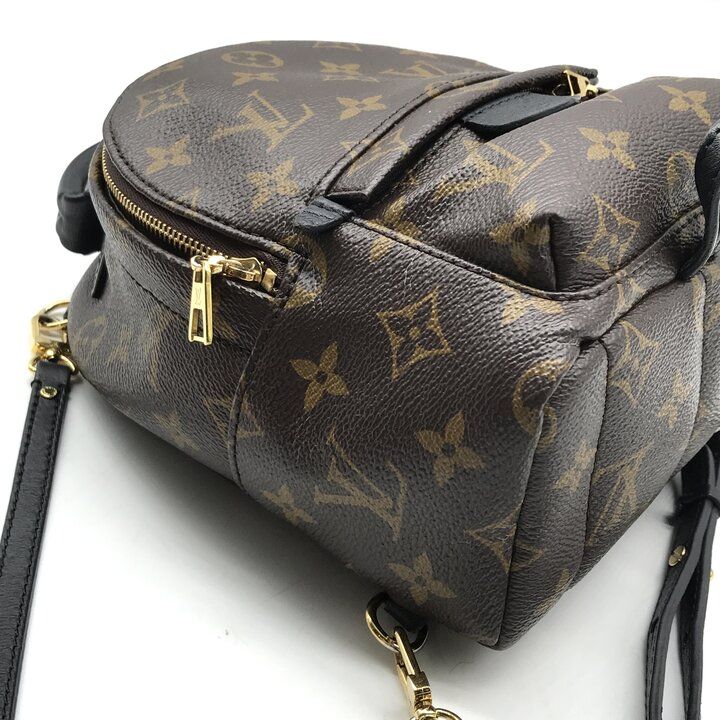 Louis Vuitton Palm Spring Backpack Monobank Leather — view 5