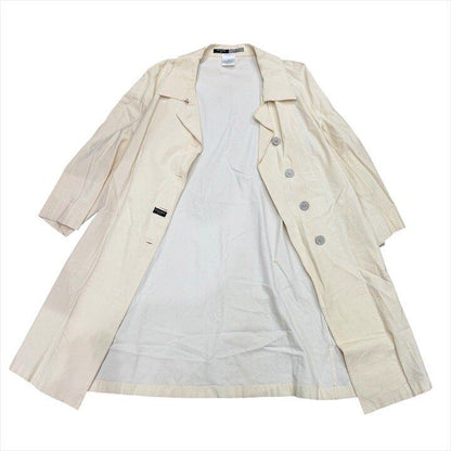 Chanel 99P CC Logo Button Long Coat Ivory — view 5