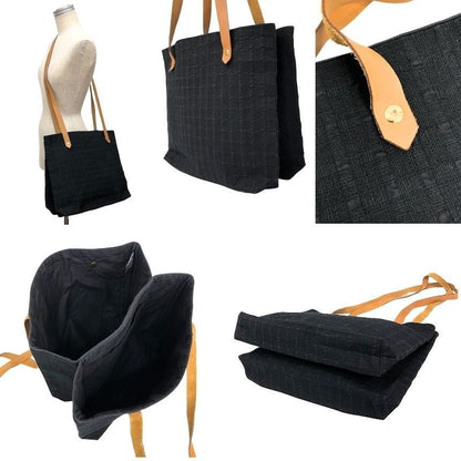 Hermes Amedaba Cabas Posh Tote Shoulder Black — view 2