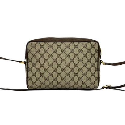 Gucci Vintage Sherry Line GG Logo Pattern Leather Shoulder Bag Crossbody — view 3
