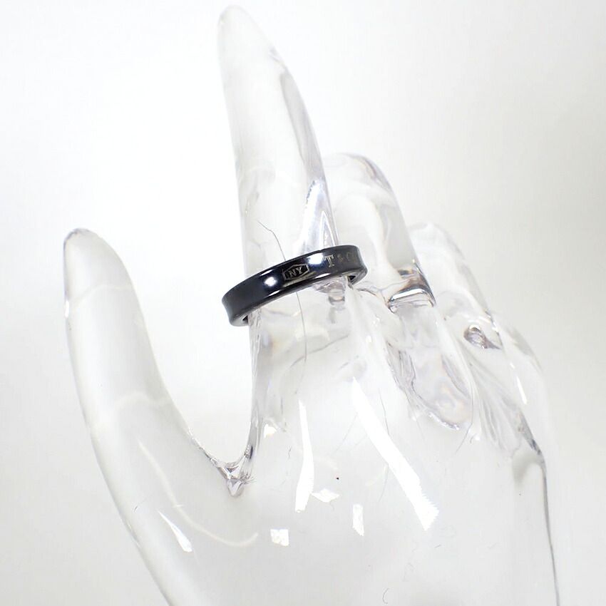 Tiffany & Co 925 Titanium Narrow Ring — view 3