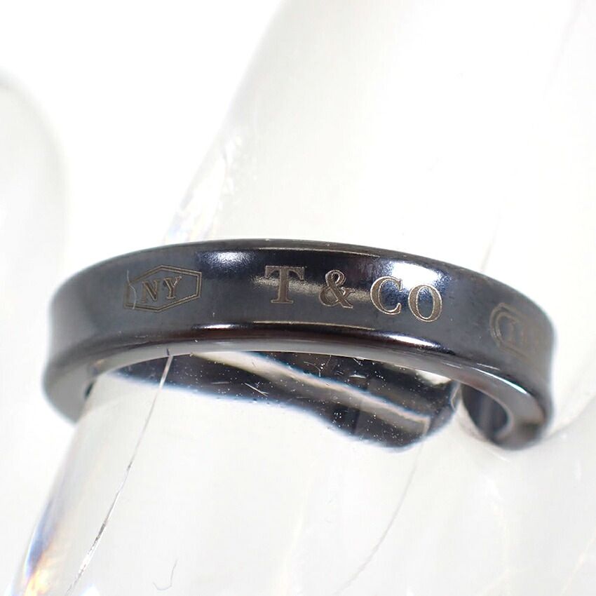 Tiffany & Co 925 Titanium Narrow Ring — view 4