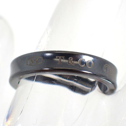Tiffany & Co 925 Titanium Narrow Ring — view 4