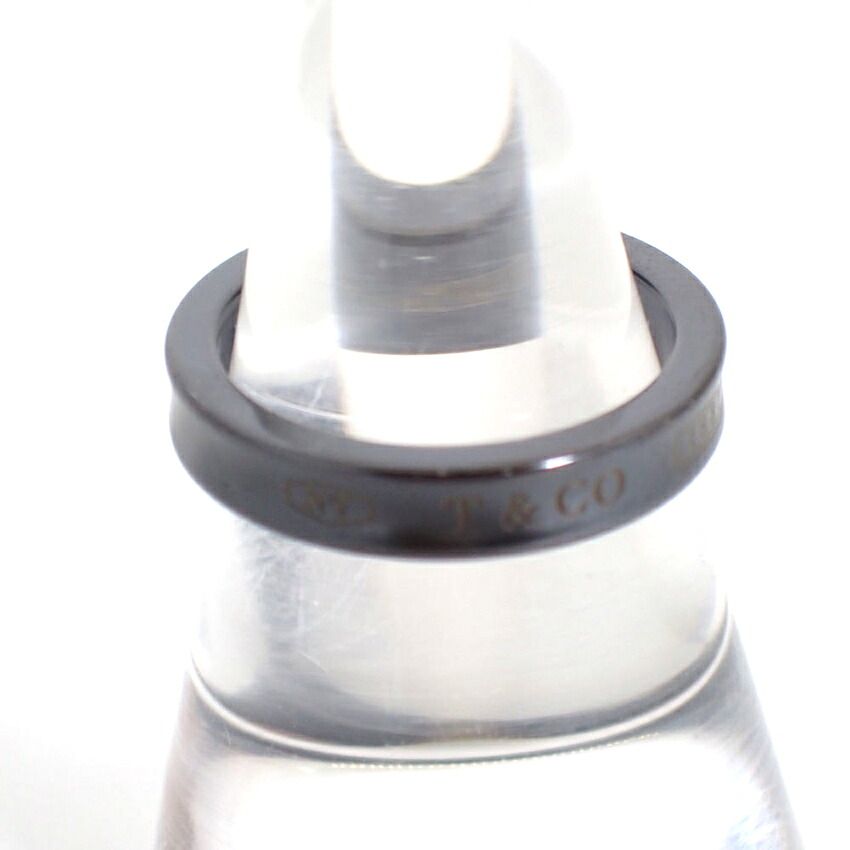 Tiffany & Co 925 Titanium Narrow Ring — view 2