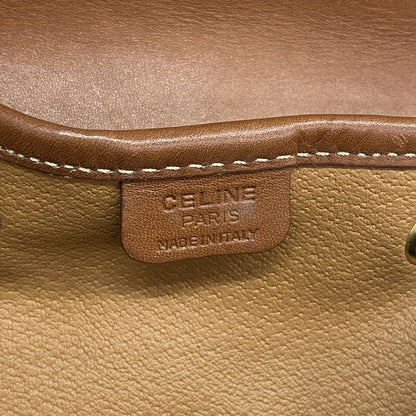 Celine Backpack Macadam Brown Gold — view 5