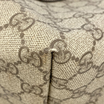 Gucci Tote Bag GG Supreme Brown Champagne Gold — view 7