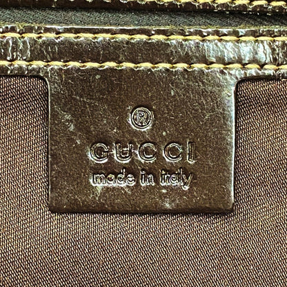 Gucci Tote Bag GG Supreme Brown Champagne Gold — view 5